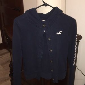 Button up hoodie